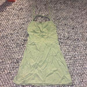 Kendall and Kylie green dress
